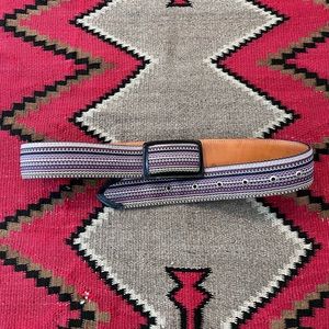 Jaripeo belt Rodeo Leather woven Size 34 western